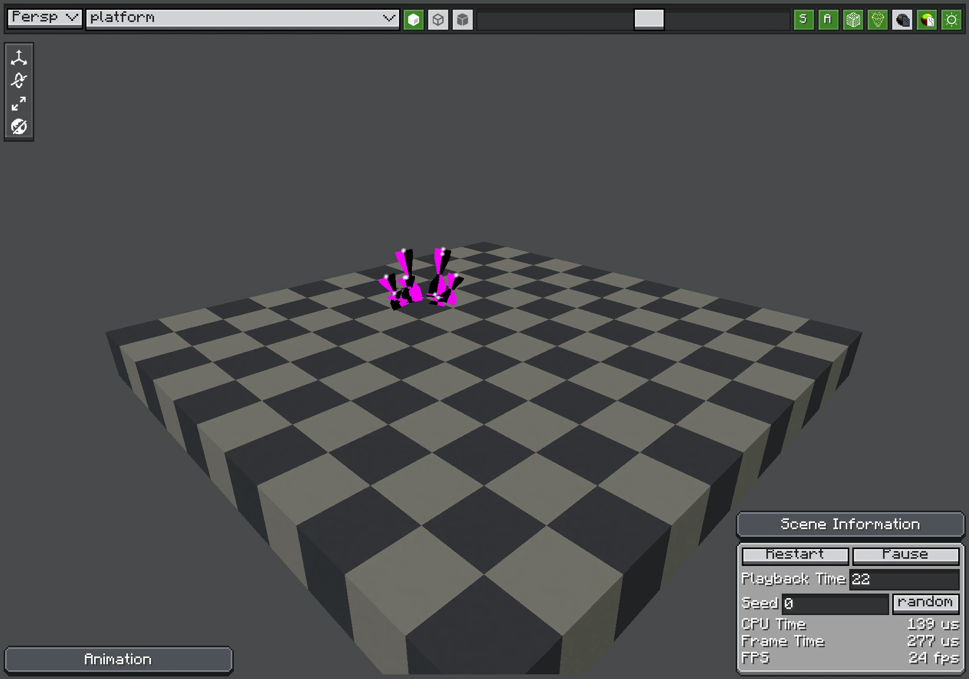 AraTrail emitter preview