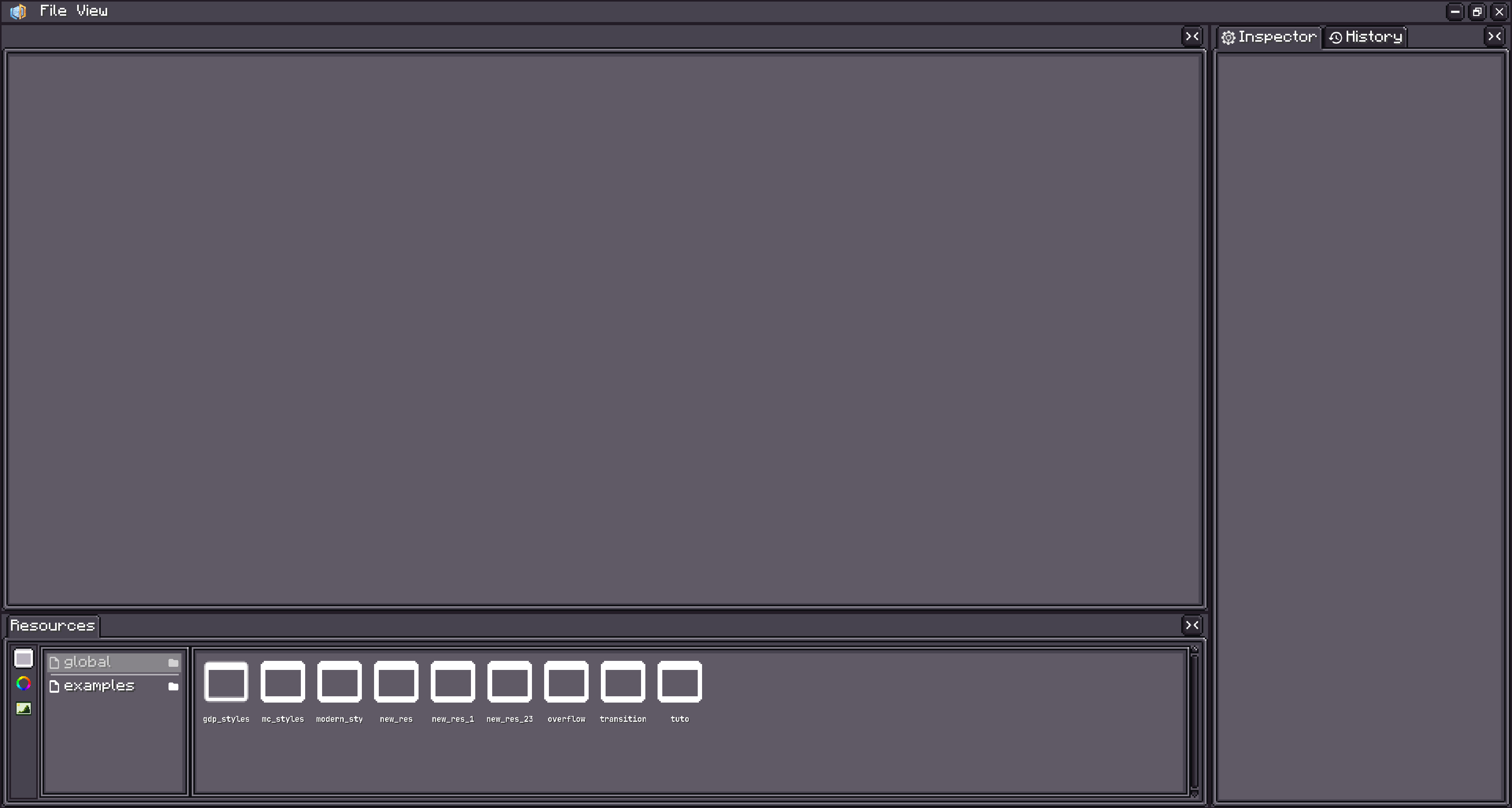 Editor appearance