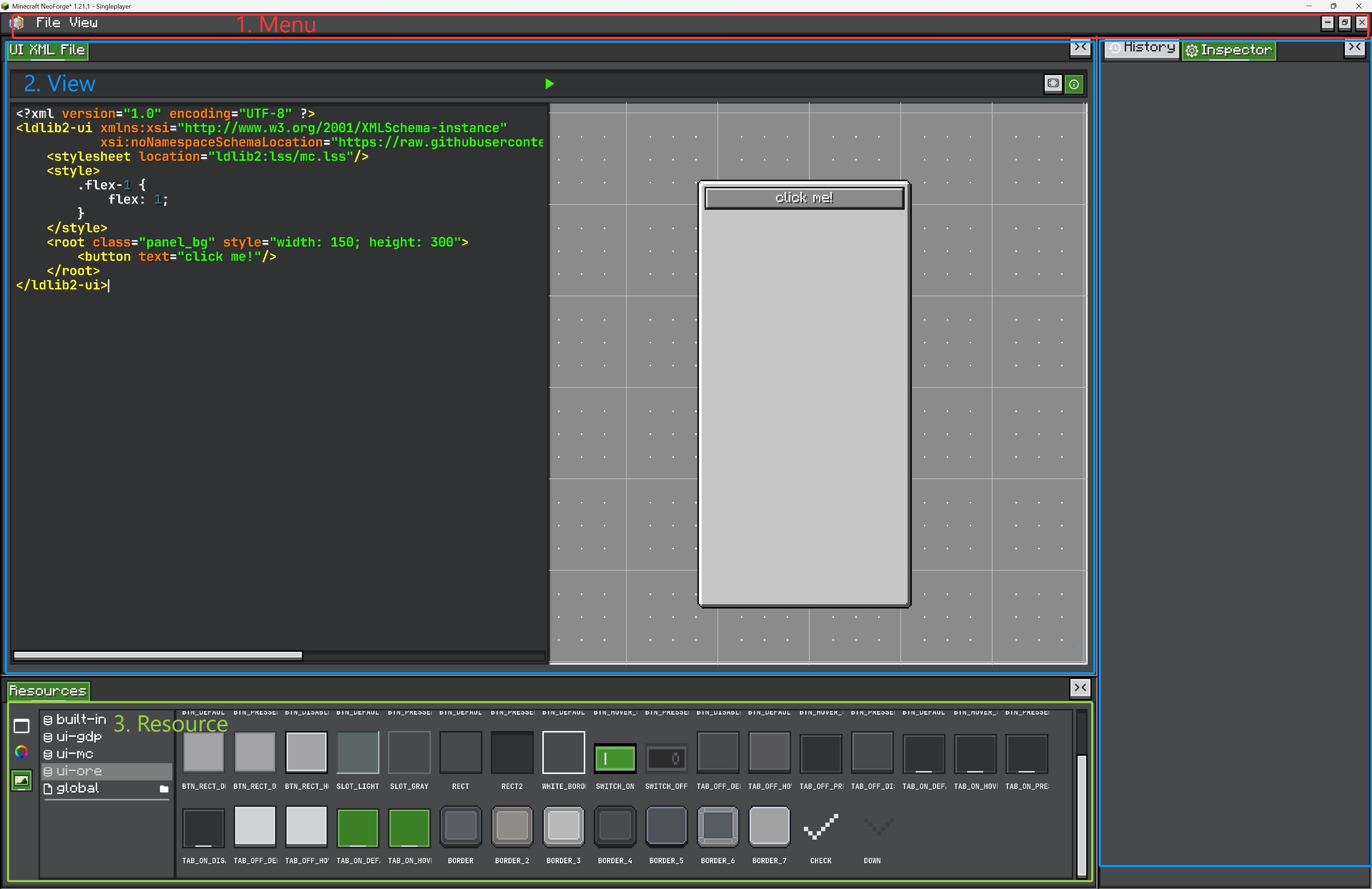 Editor composition