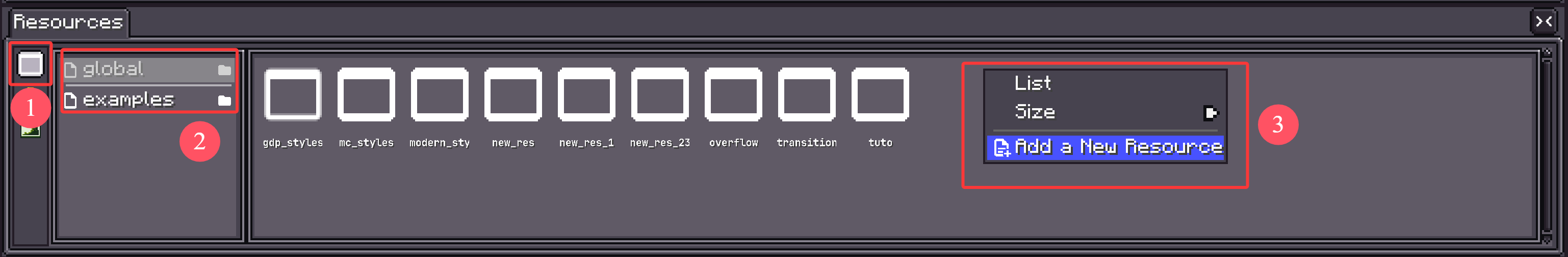 Editor appearance