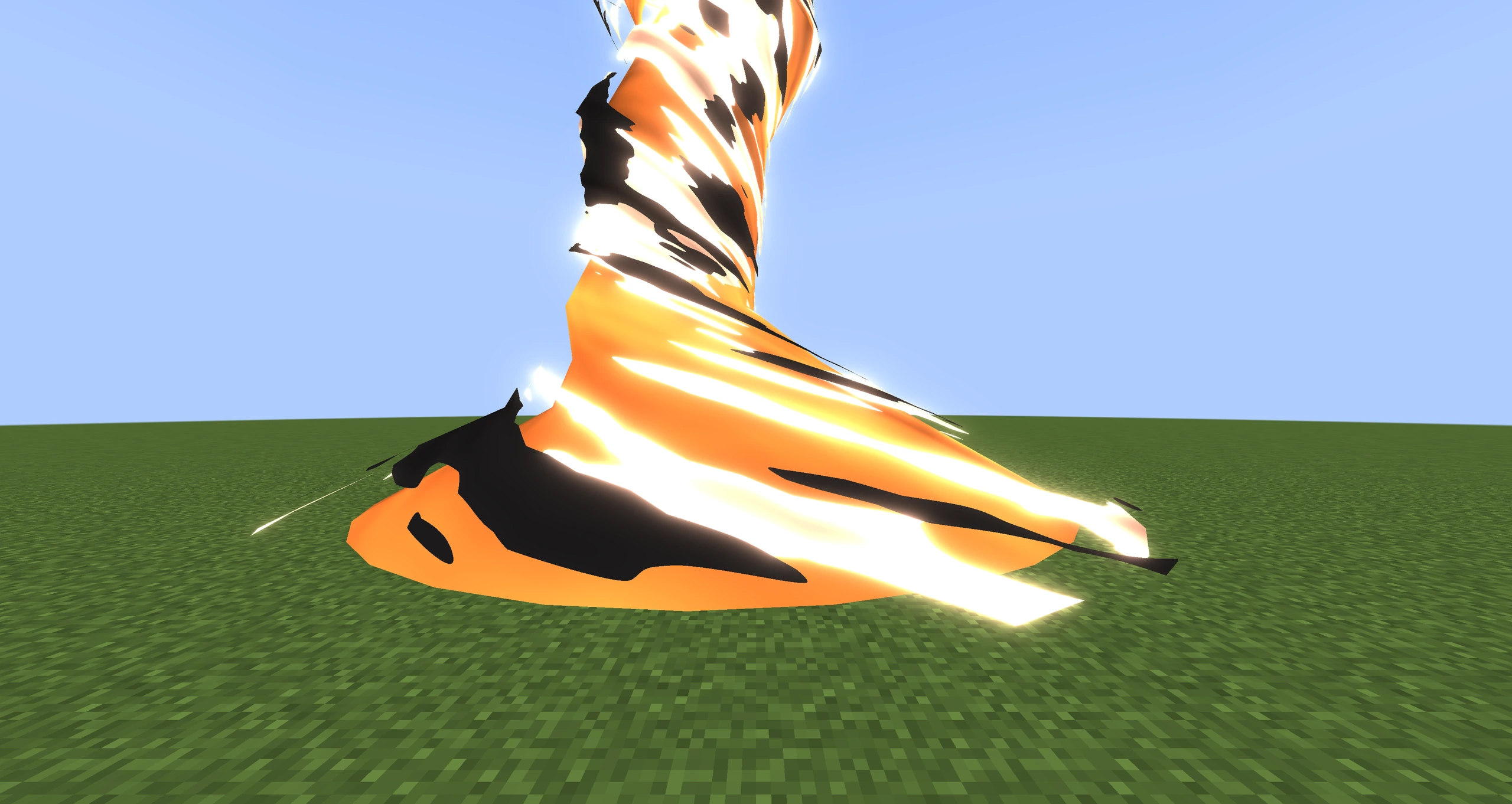 A block-anchored tornado effect started by an executor