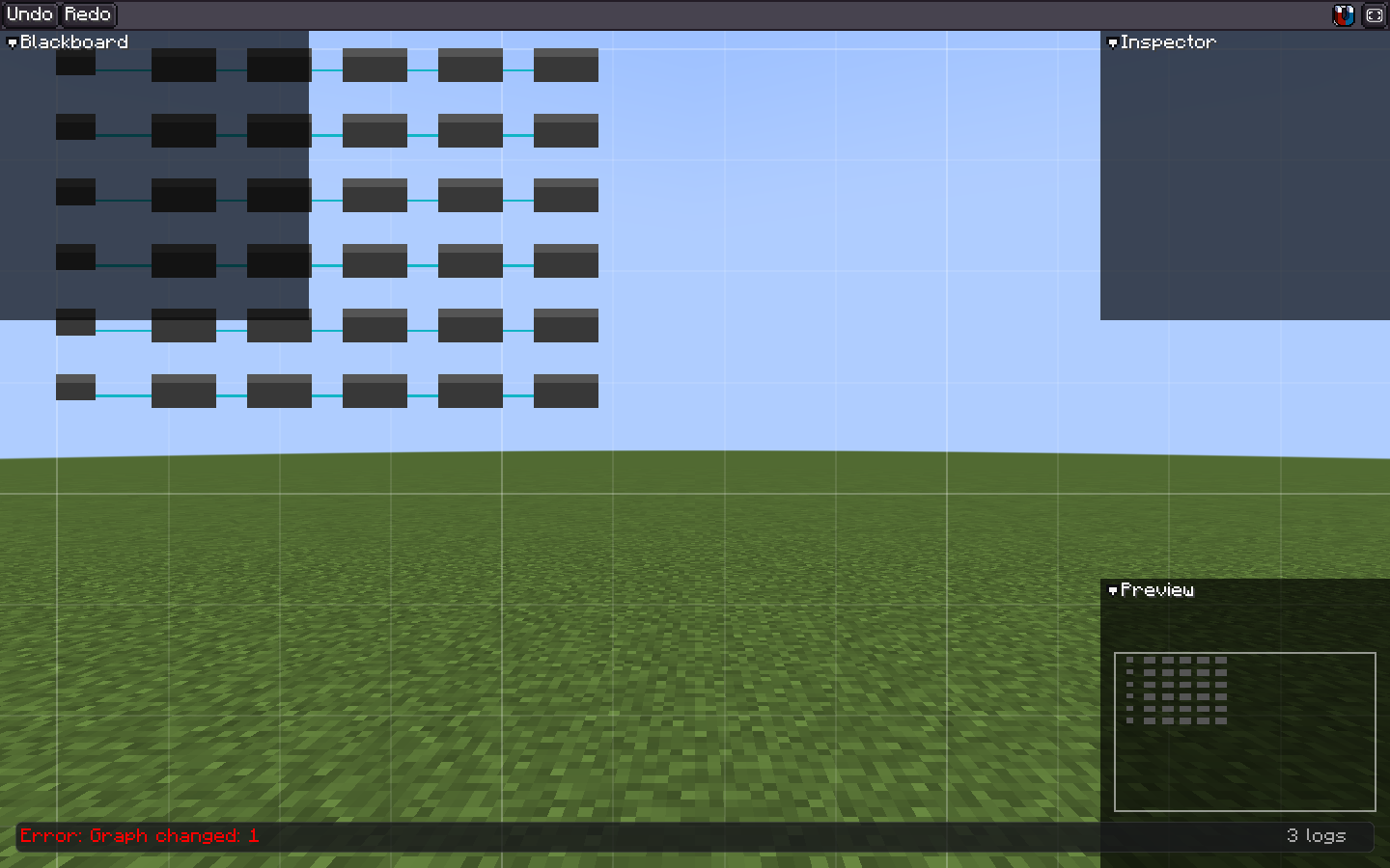 GraphView zoomed out at simplified level of detail